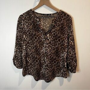 Women’s | Cure leopard print blouse | Medium